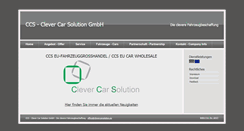 Desktop Screenshot of clevercarsolution.eu